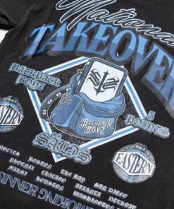 Alternative view of "Backpackboyz x SinnerSeeking" Takeover Tee Black/Blue