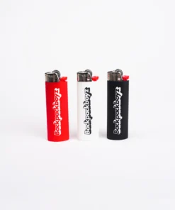 Shaded Bic Lighter White